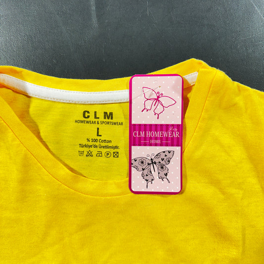 T-shirt - Yellow - Size L - (NEW)