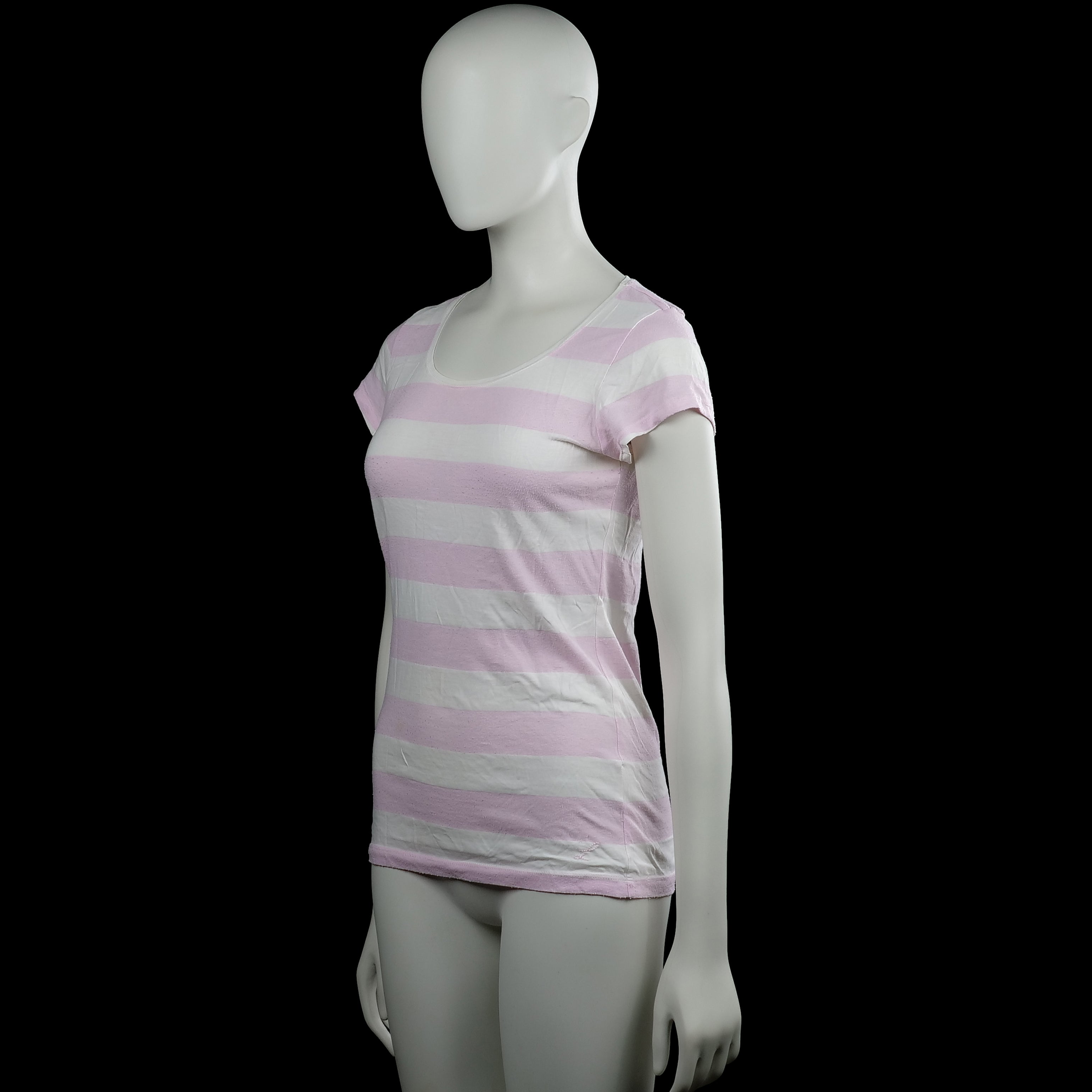 T-shirt - White & Pink - Size M