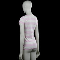 T-shirt - White & Pink - Size M