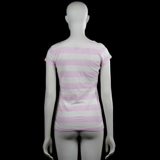 T-shirt - White & Pink - Size M