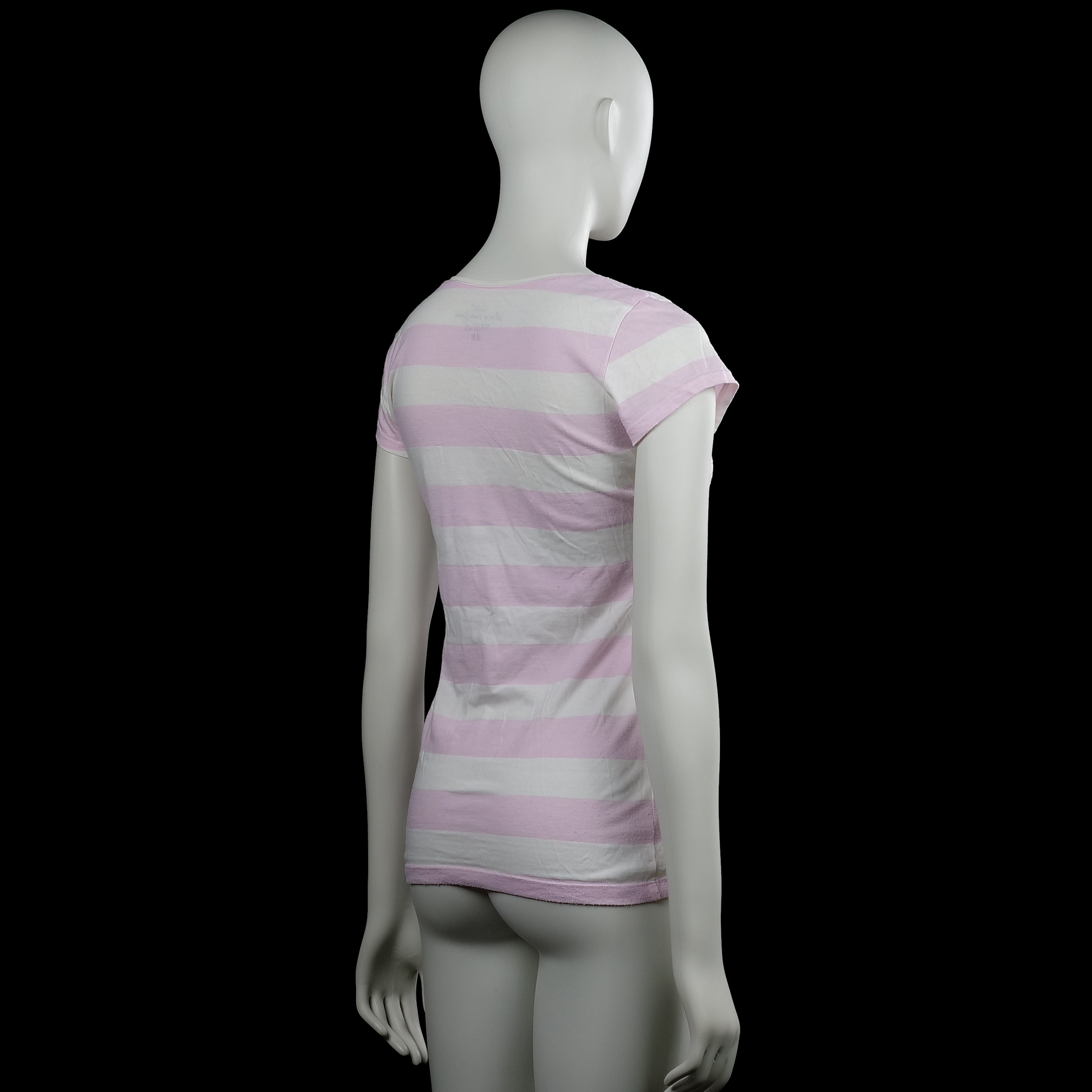 T-shirt - White & Pink - Size M