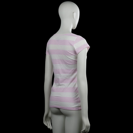 T-shirt - White & Pink - Size M