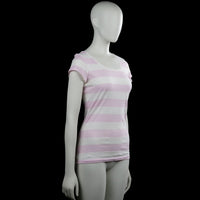 T-shirt - White & Pink - Size M