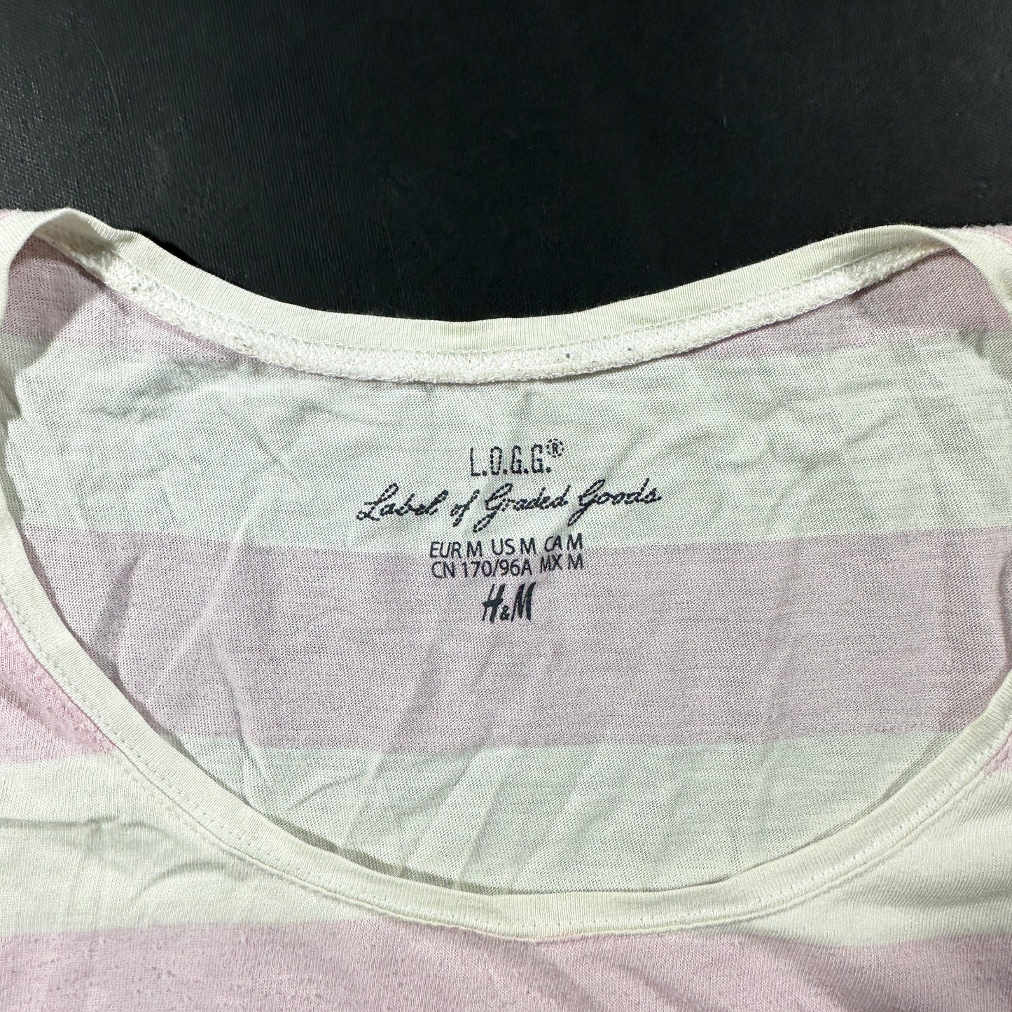 T-shirt - White & Pink - Size M