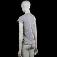 T-shirt - Light Gray & Forest Green - Size S
