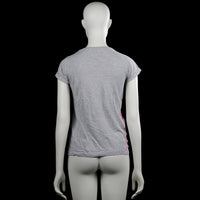 T-shirt - Light Gray & Forest Green - Size S