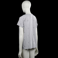 T-shirt - Light Gray & Black - Size L