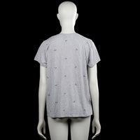 T-shirt - Light Gray & Black - Size L