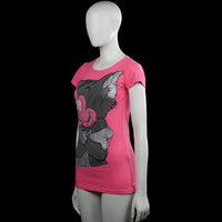 T-shirt - Pink & Gray - Size S