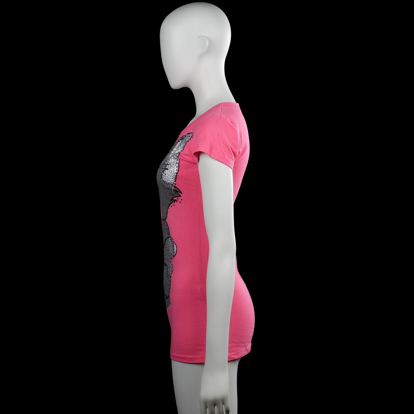 T-shirt - Pink & Gray - Size S