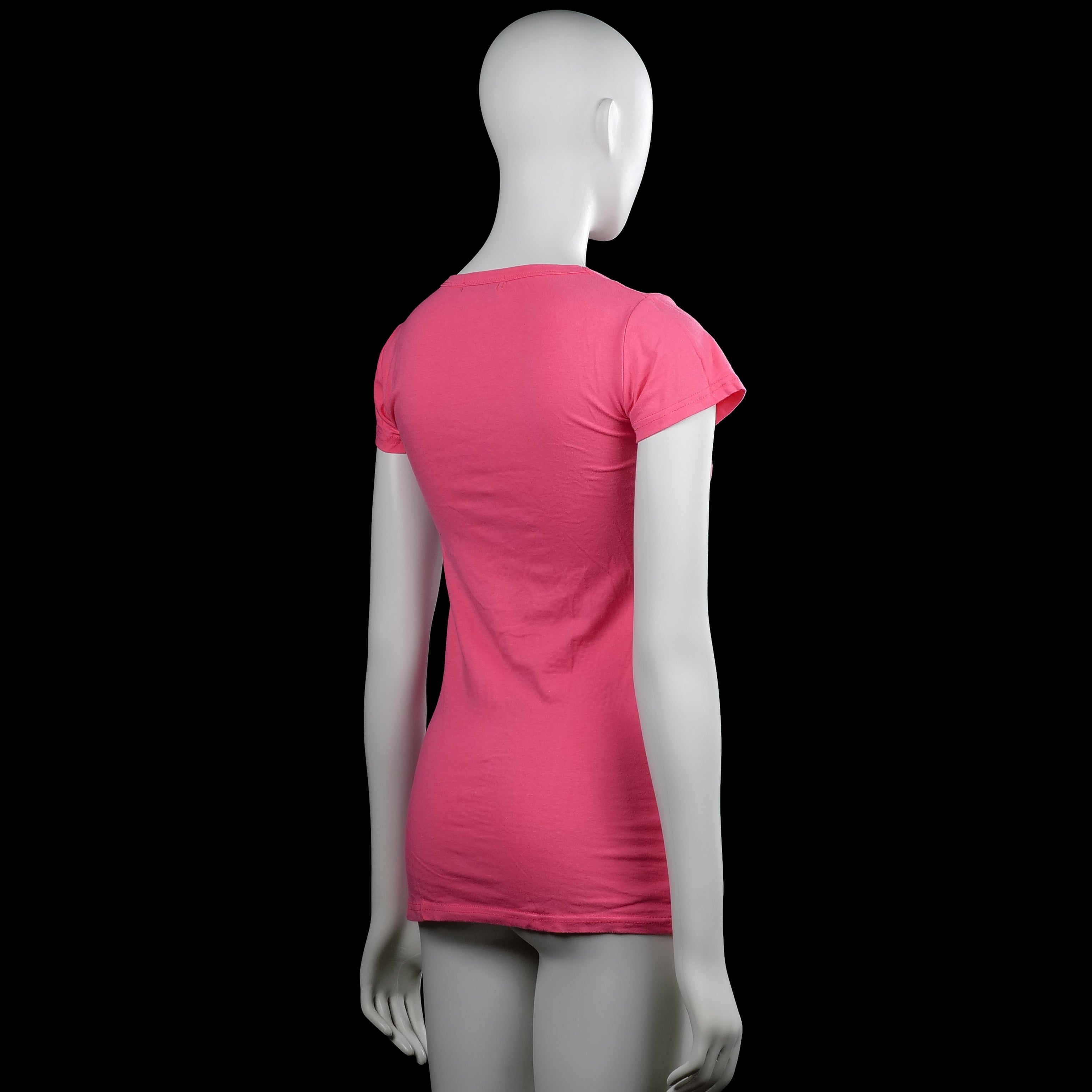 T-shirt - Pink & Gray - Size S