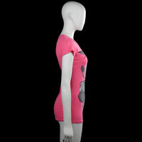 T-shirt - Pink & Gray - Size S