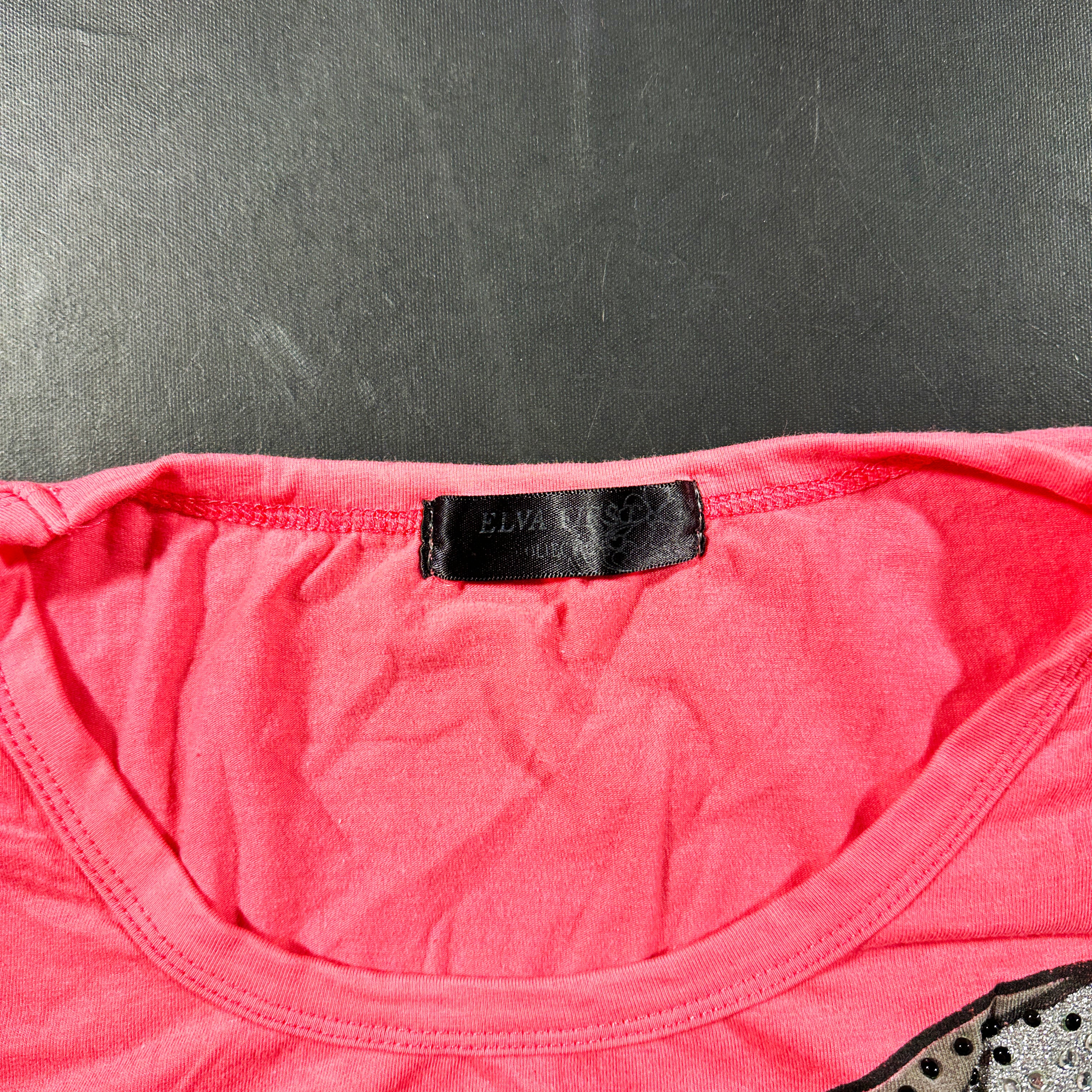 T-shirt - Pink & Gray - Size S
