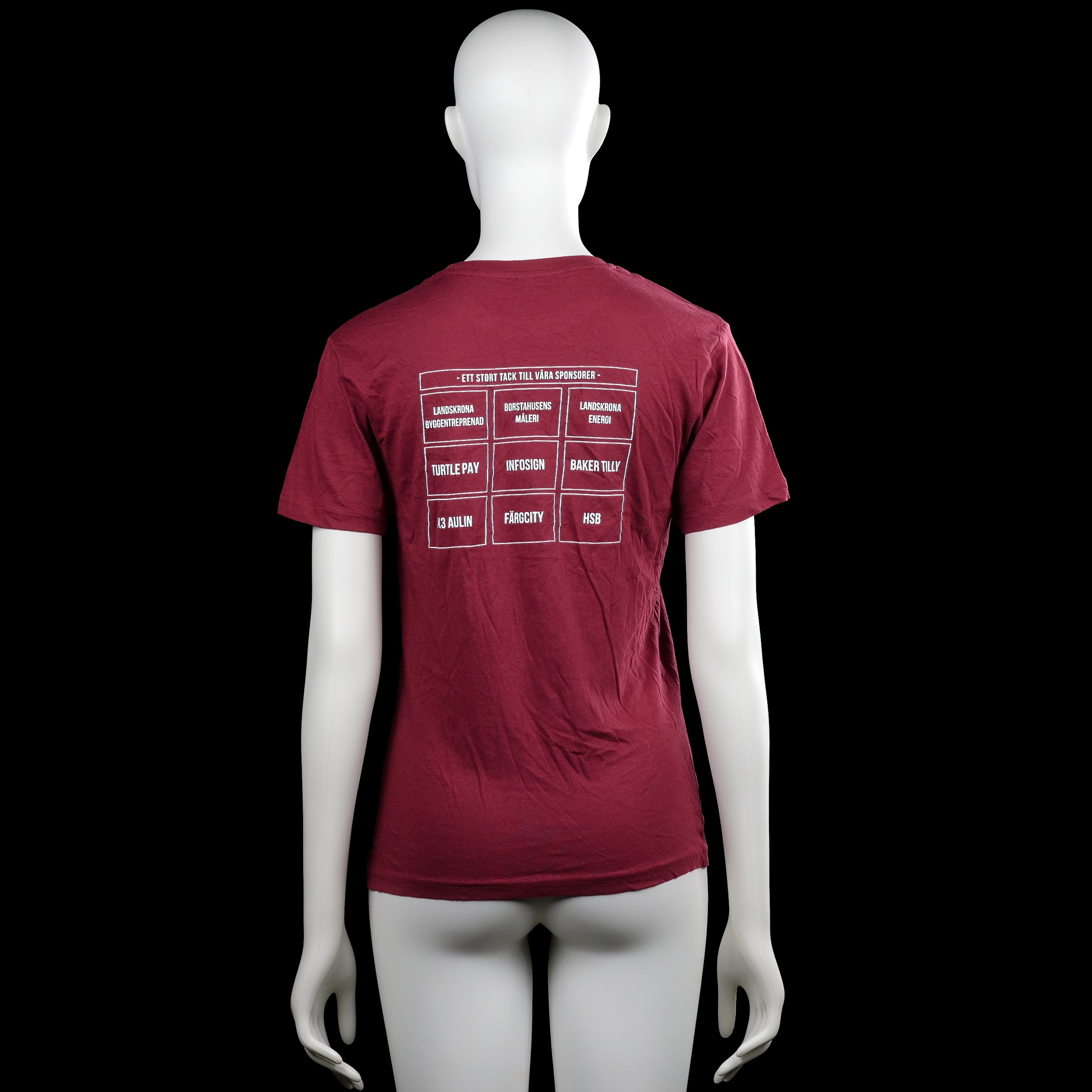 T-shirt - Burgundy - Size 150, 160