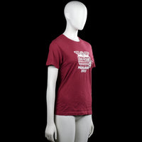 T-shirt - Burgundy - Size 150, 160