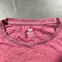 T-shirt - Burgundy - Size 158, 164