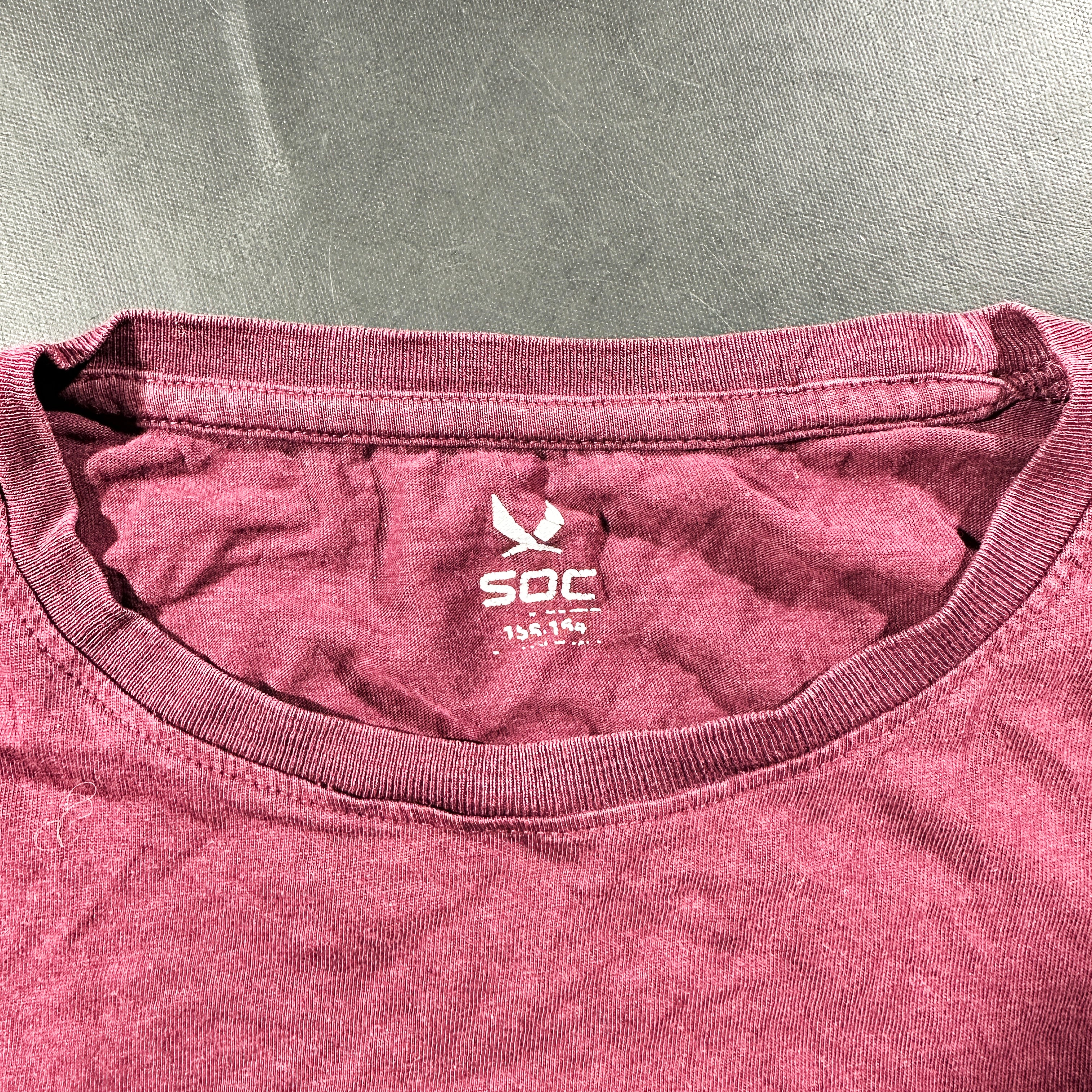 T-shirt - Burgundy - Size 158, 164