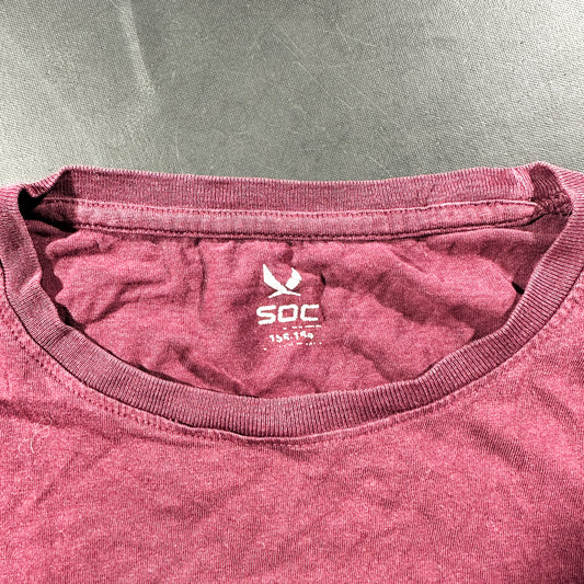 T-shirt - Burgundy - Size 158, 164