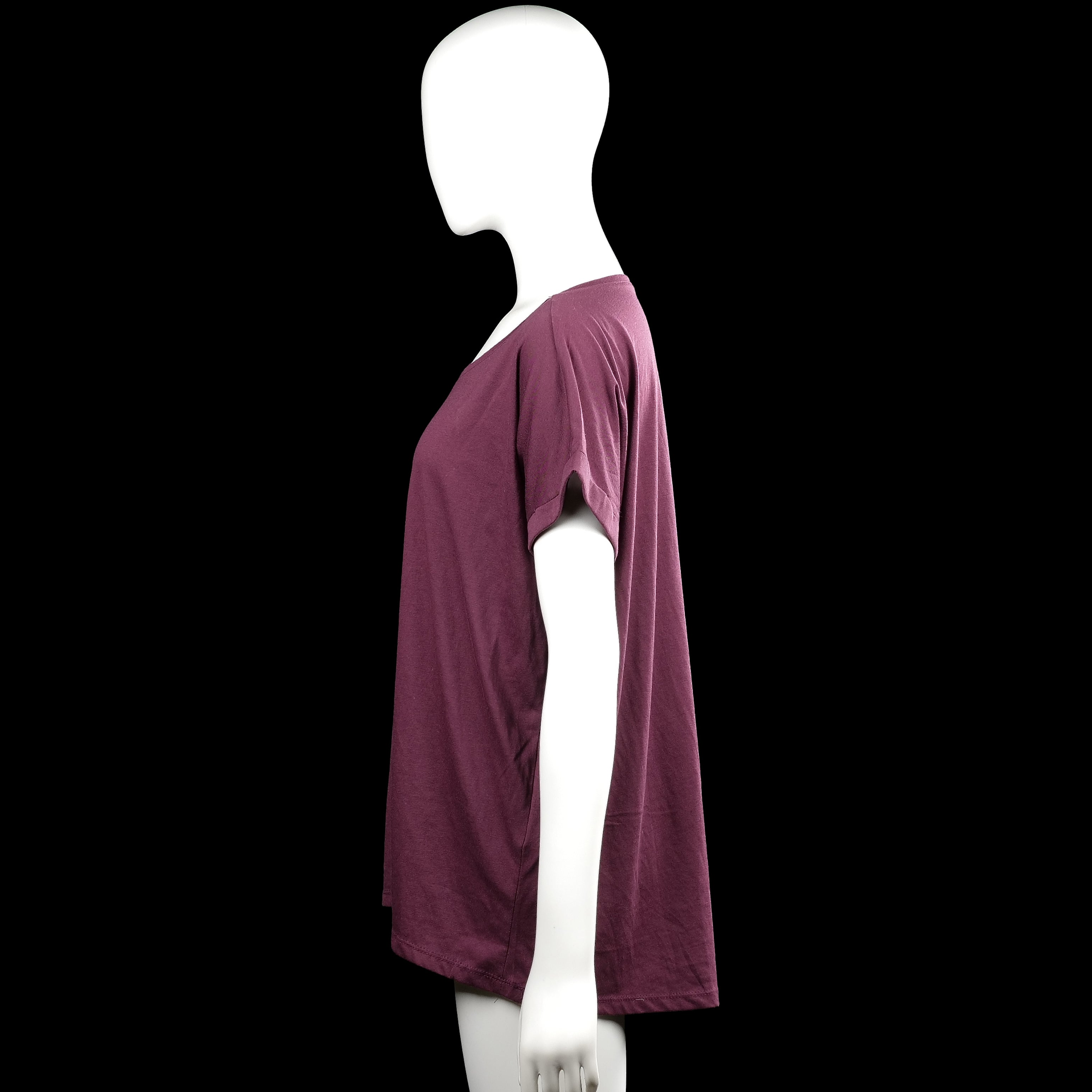 T-shirt - Burgundy - Size XL