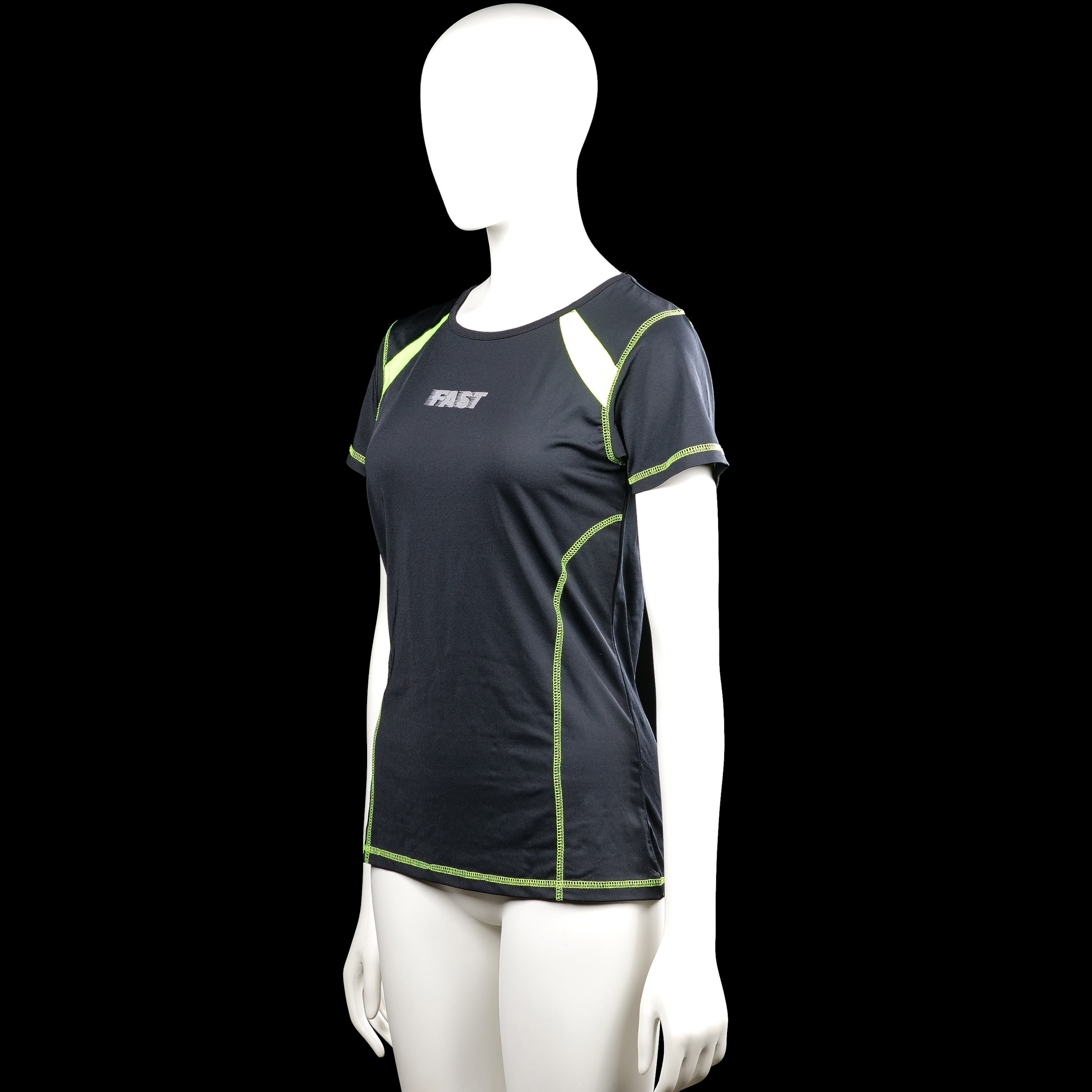 T-shirt - Black & Lime - Size S, M