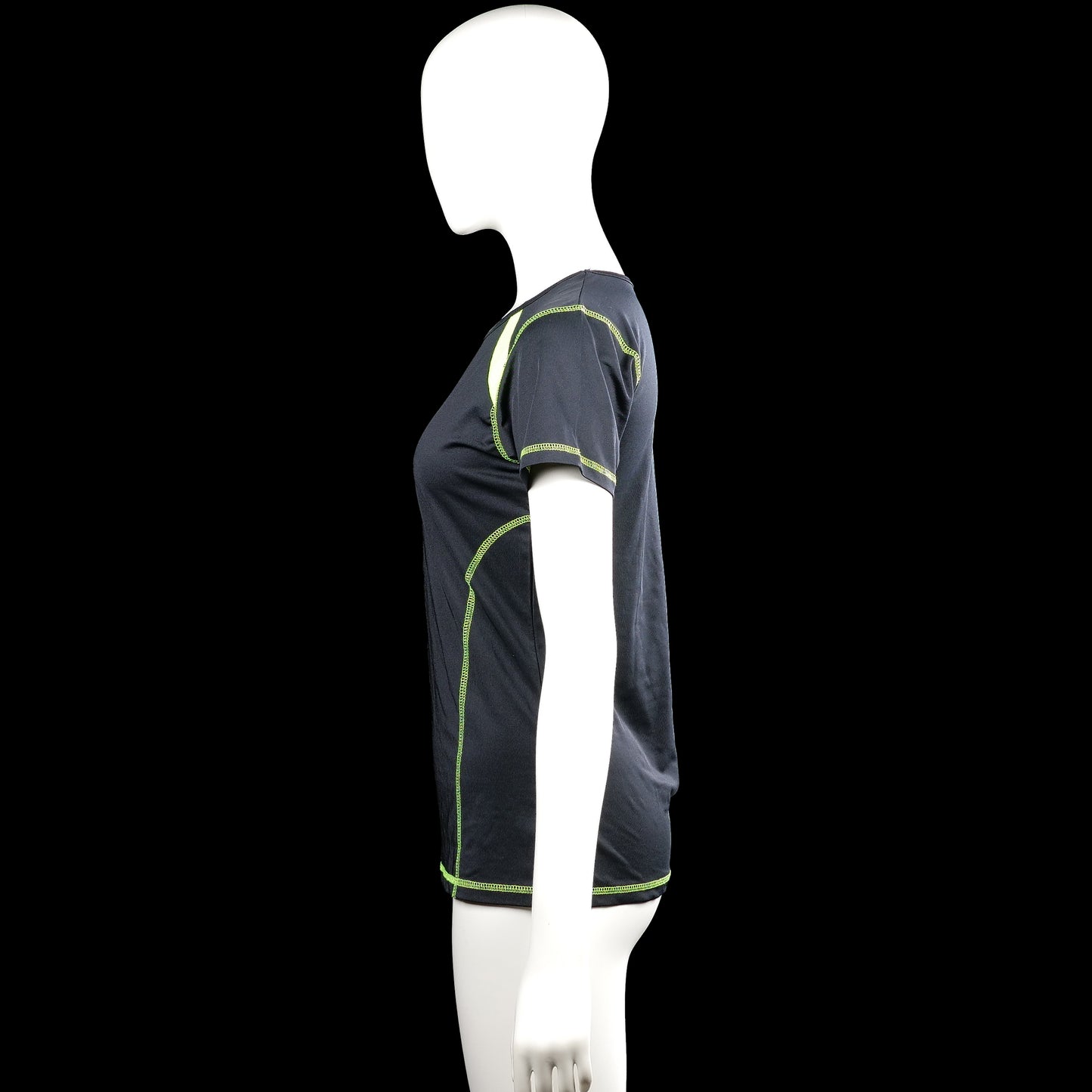 T-shirt - Black & Lime - Size S, M