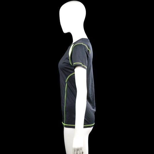 T-shirt - Black & Lime - Size S, M
