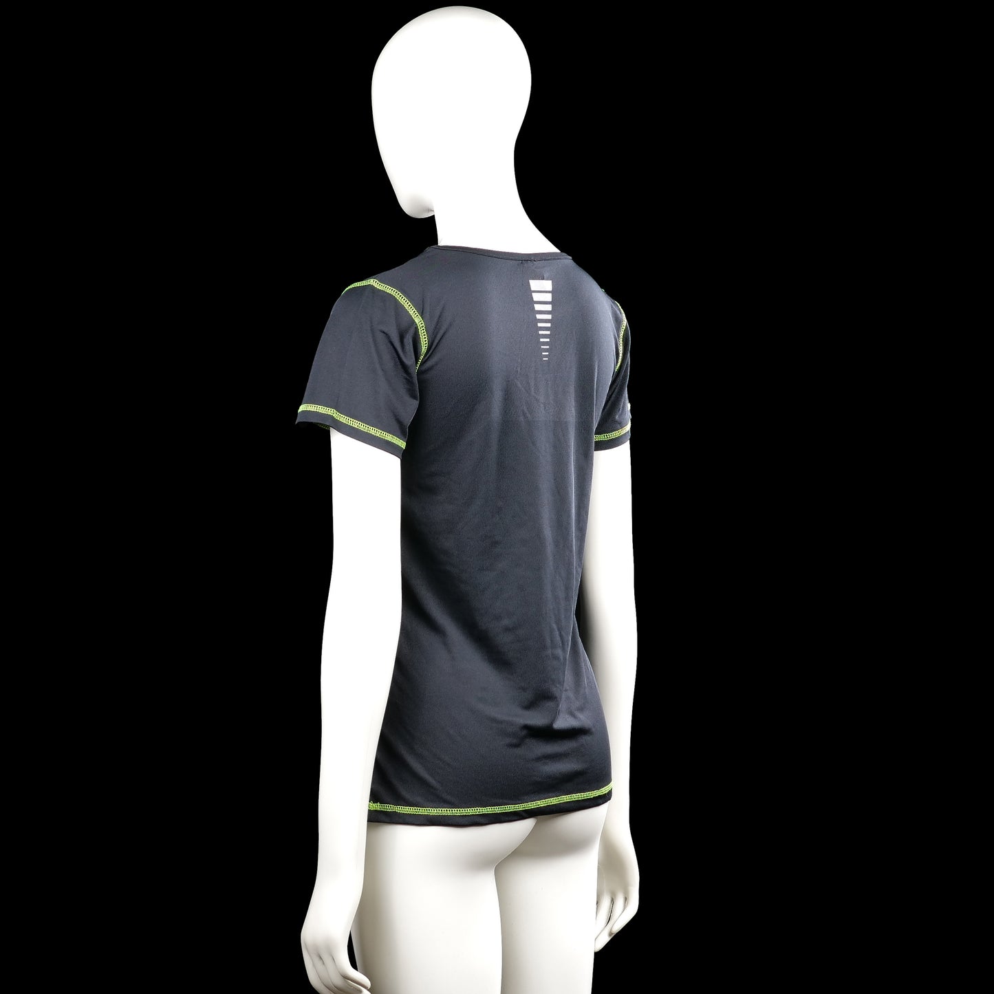 T-shirt - Black & Lime - Size S, M