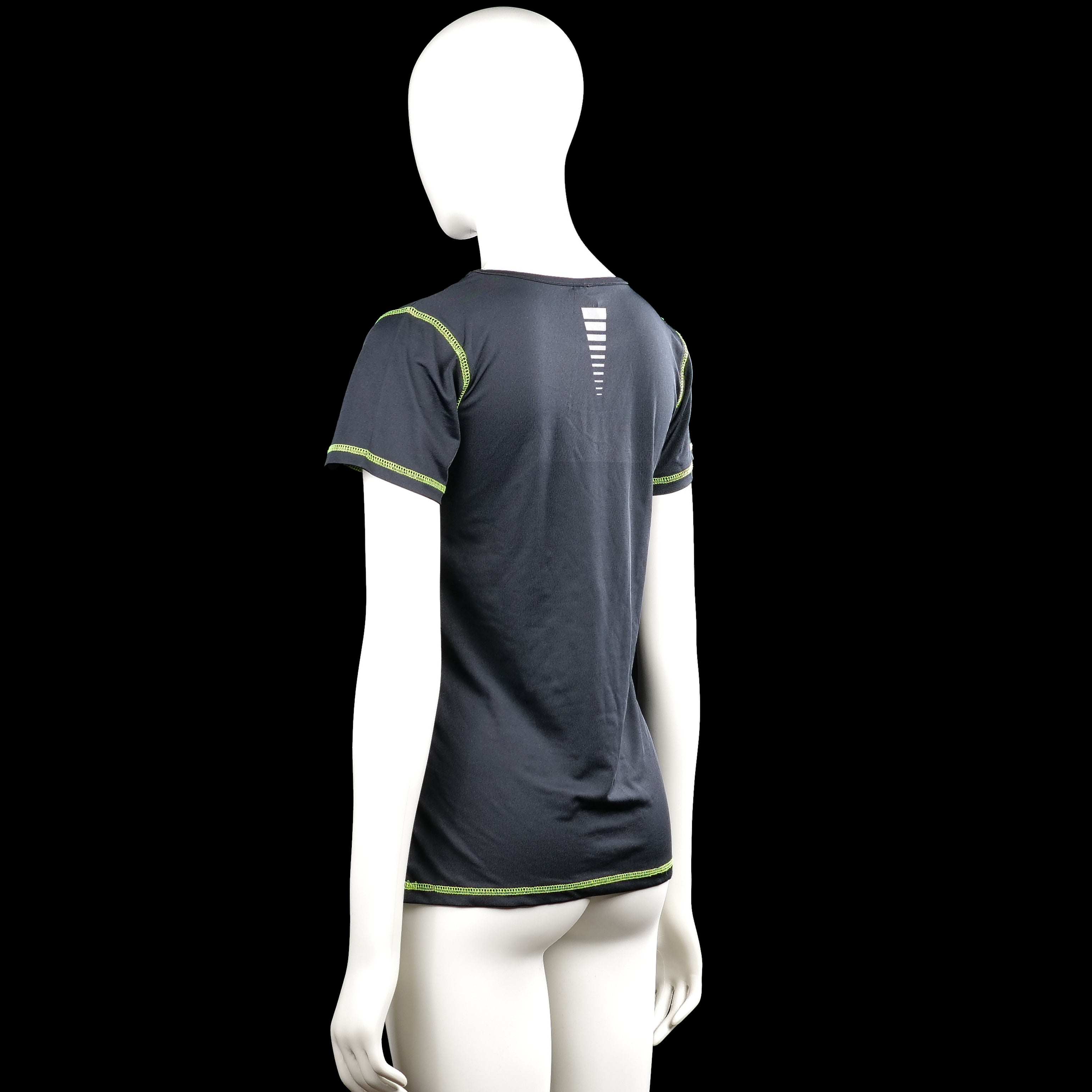 T-shirt - Black & Lime - Size S, M