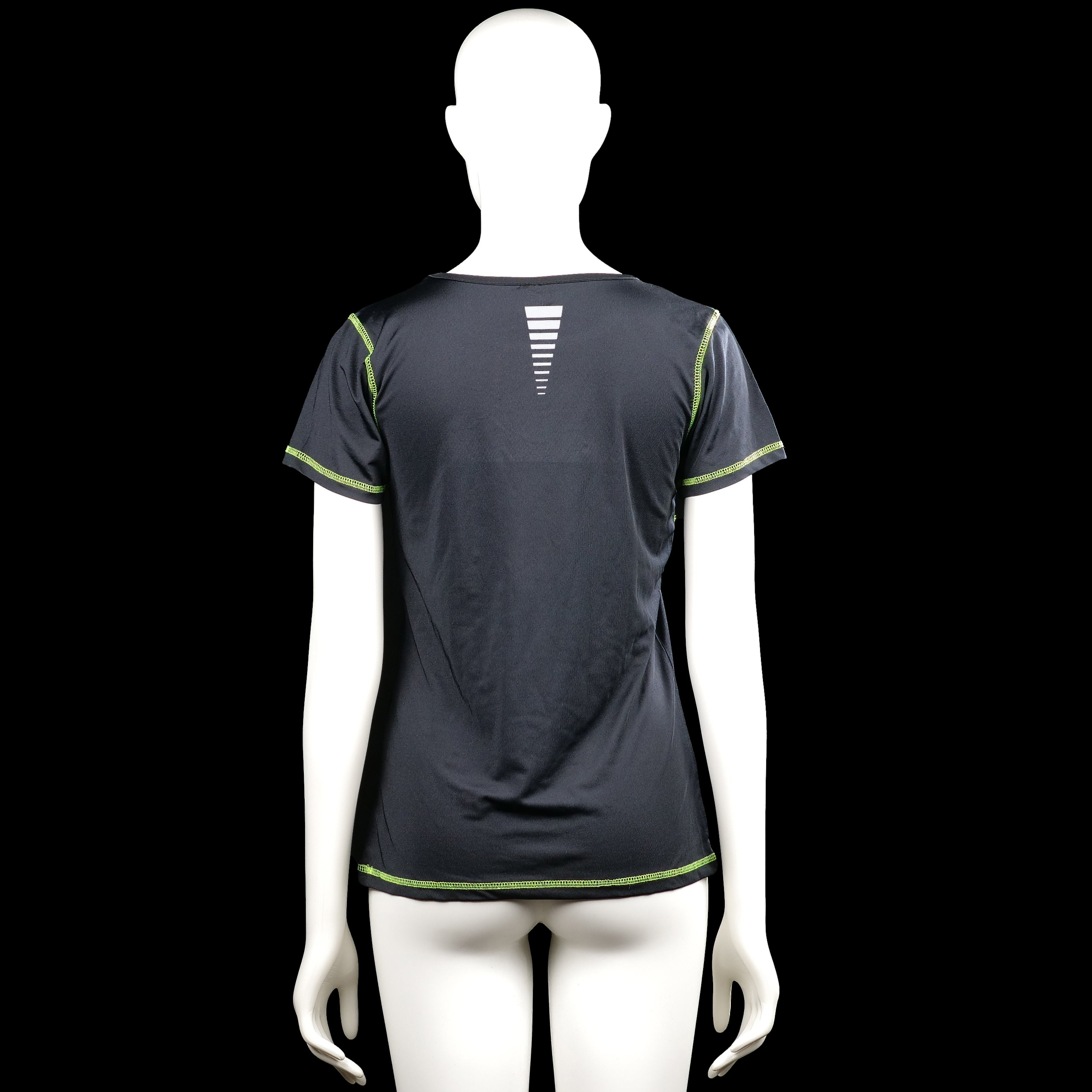 T-shirt - Black & Lime - Size S, M