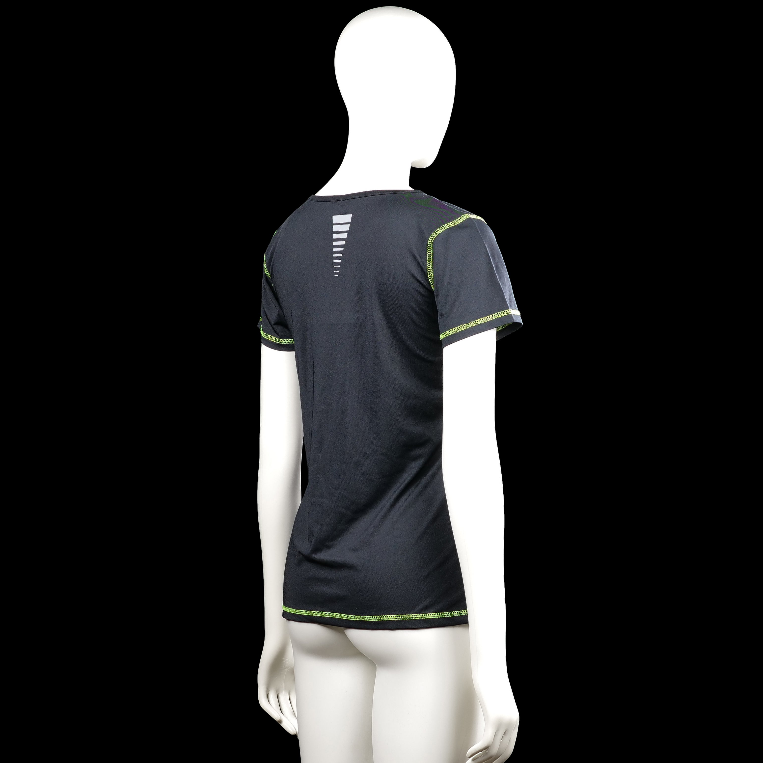 T-shirt - Black & Lime - Size S, M