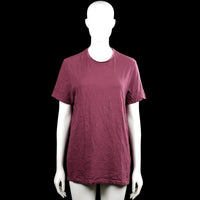 Asos - T-shirt - Burgundy - Size M - Burgundy solid top with a round neckline and short sleeves. Straight hem and plain cuffs.