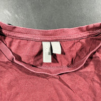 T-shirt - Burgundy - Size M