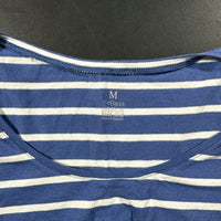 T-shirt - Royal Blue & White - Size M
