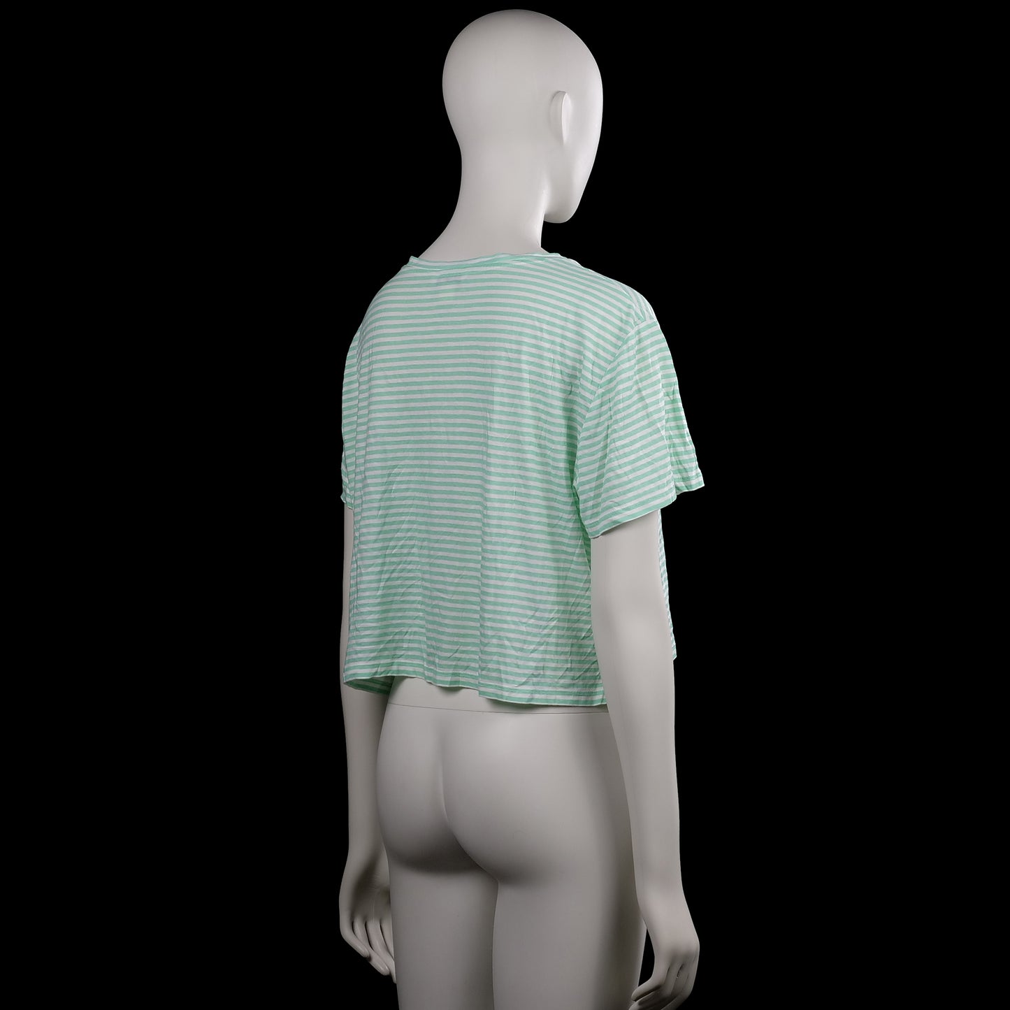 T-shirt - Mint & White - Size L