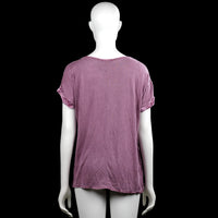 T-shirt - Purple - Size L