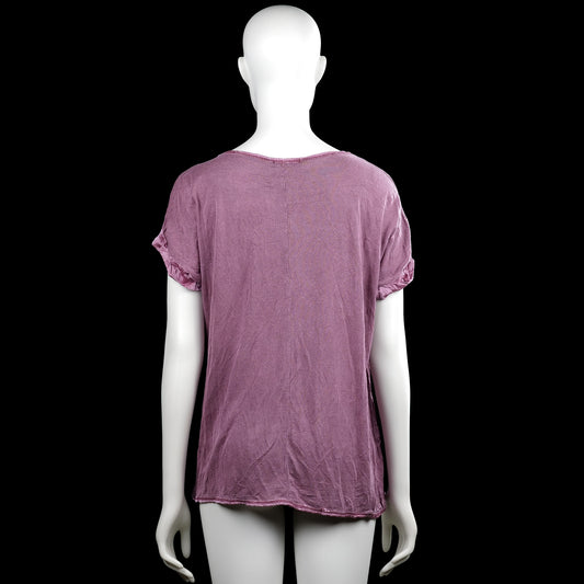 T-shirt - Purple - Size L