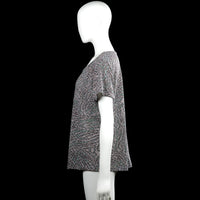 T-shirt - Gray & Forest Green - Size XL