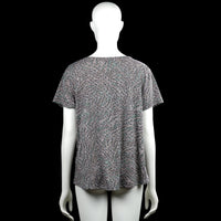 T-shirt - Gray & Forest Green - Size XL