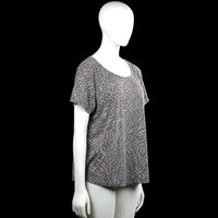 T-shirt - Gray & Forest Green - Size XL