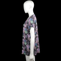 T-shirt - Purple & Black - Size M