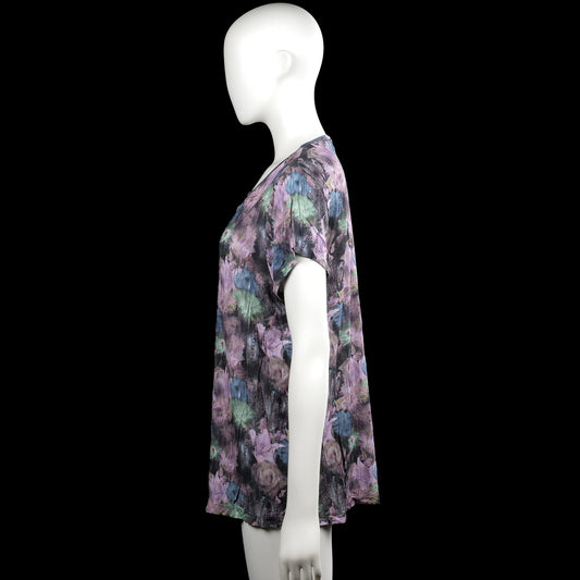 T-shirt - Purple & Black - Size M