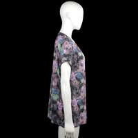 T-shirt - Purple & Black - Size M