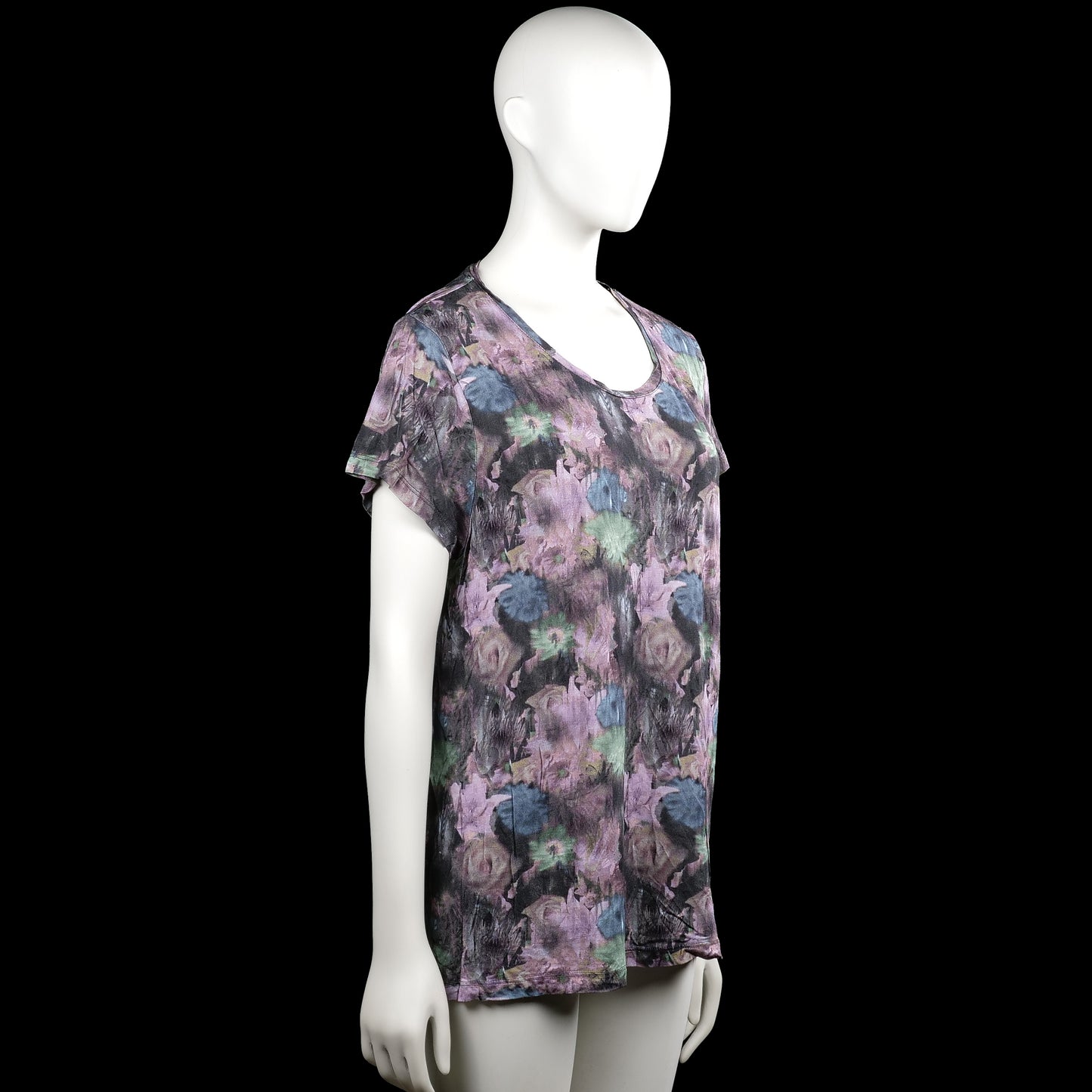 T-shirt - Purple & Black - Size M