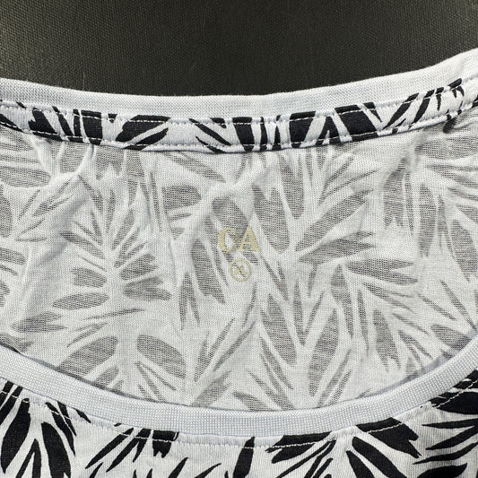 T-shirt - Light Gray & Black - Size XL