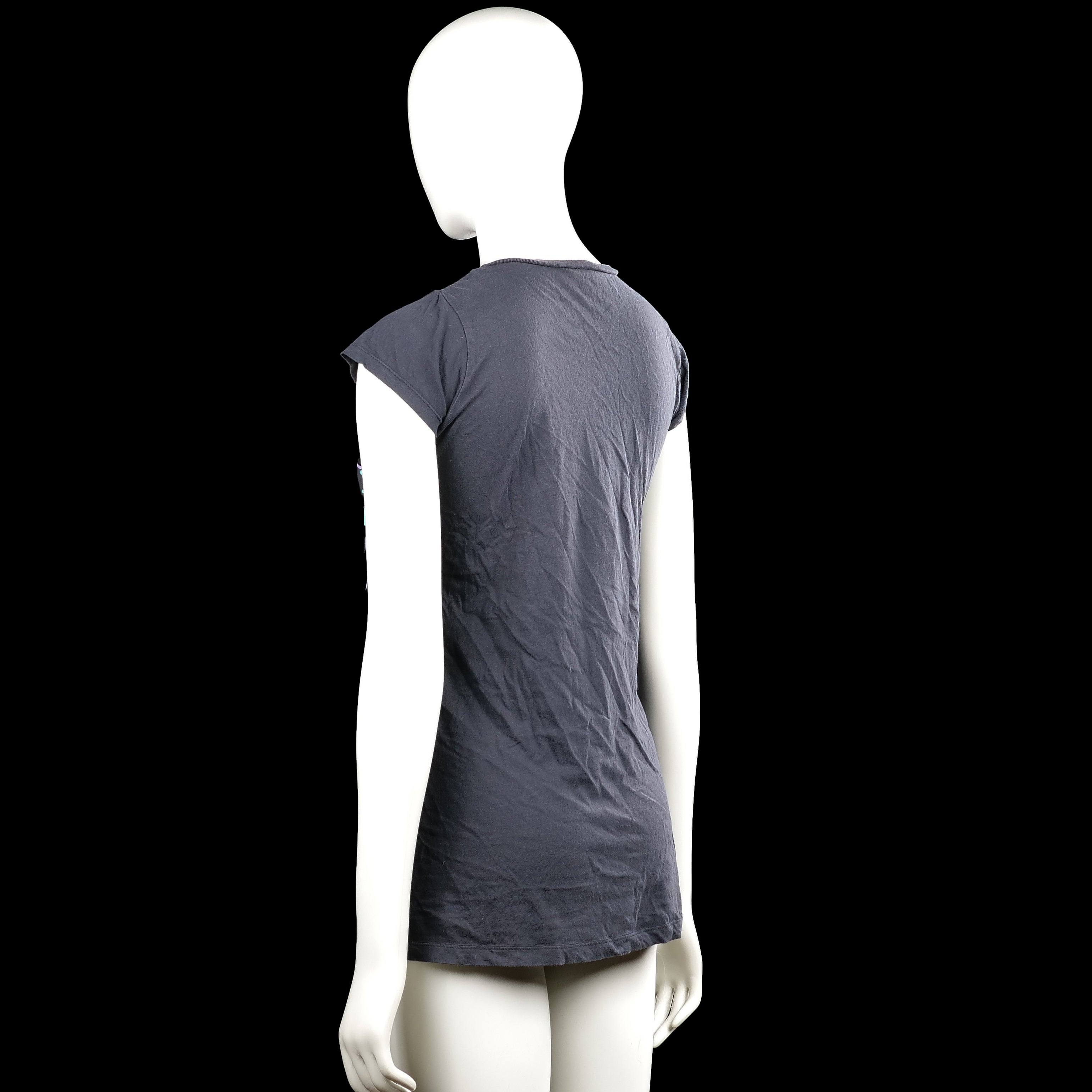 T-shirt - Charcoal & Purple - Size 158, 164