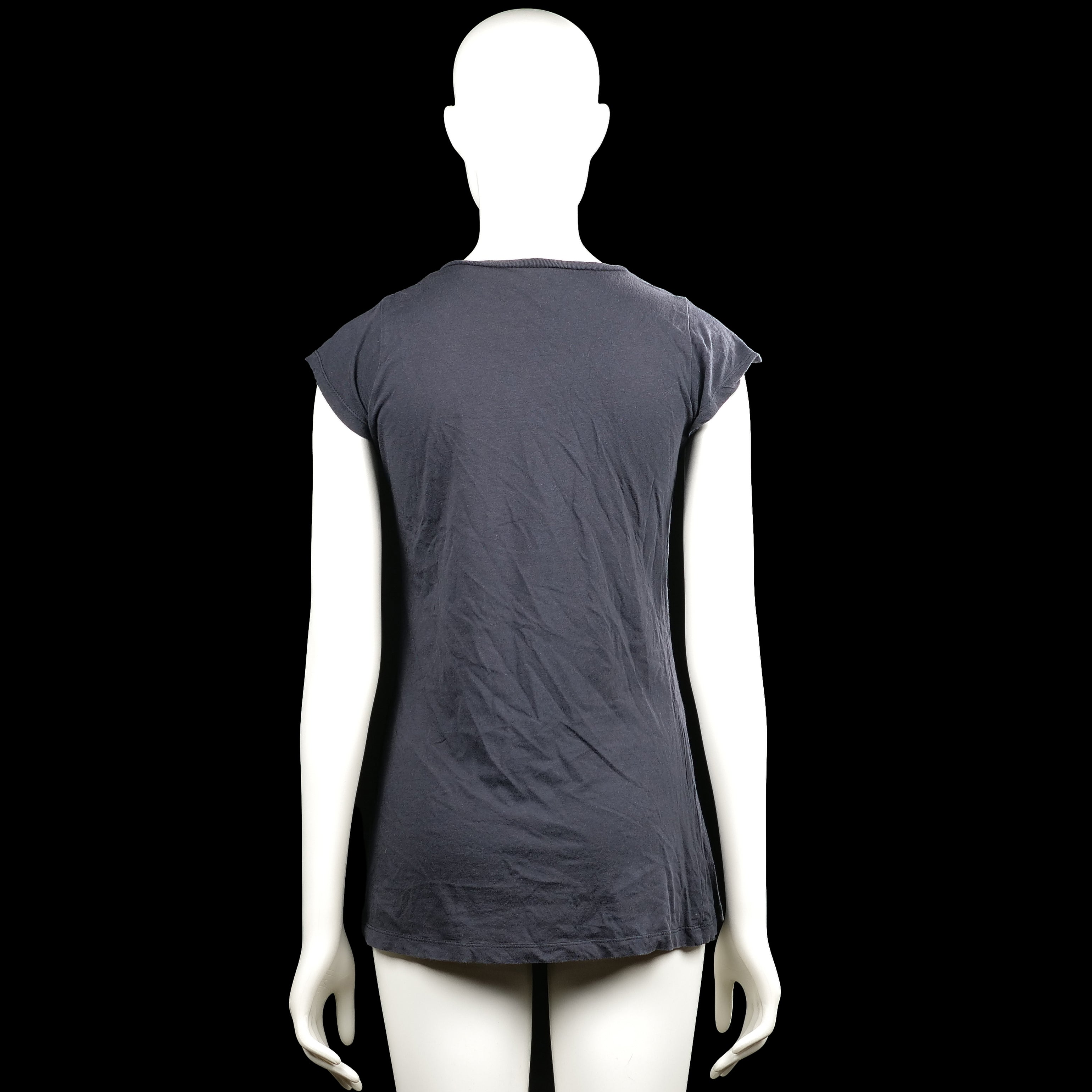 T-shirt - Charcoal & Purple - Size 158, 164