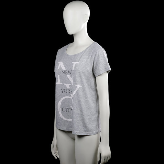 T-shirt - Light Gray & White - Size S