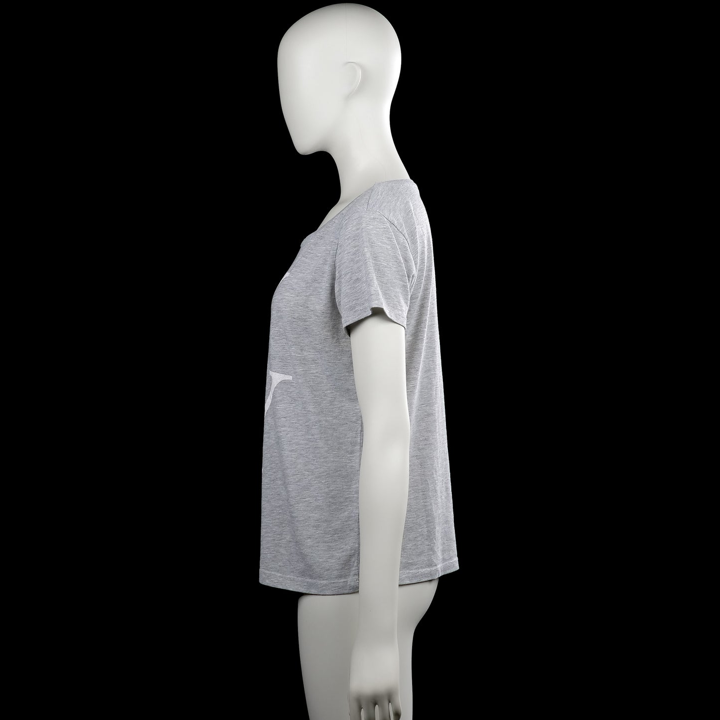 T-shirt - Light Gray & White - Size S