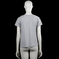 T-shirt - Light Gray & White - Size S