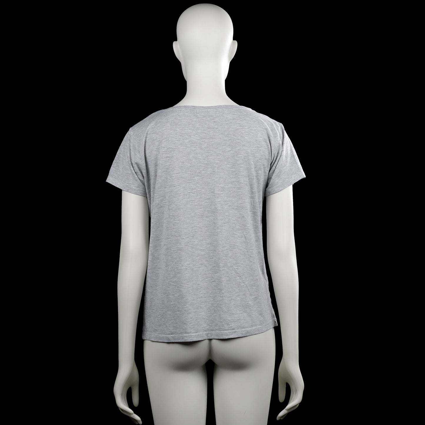 T-shirt - Light Gray & White - Size S